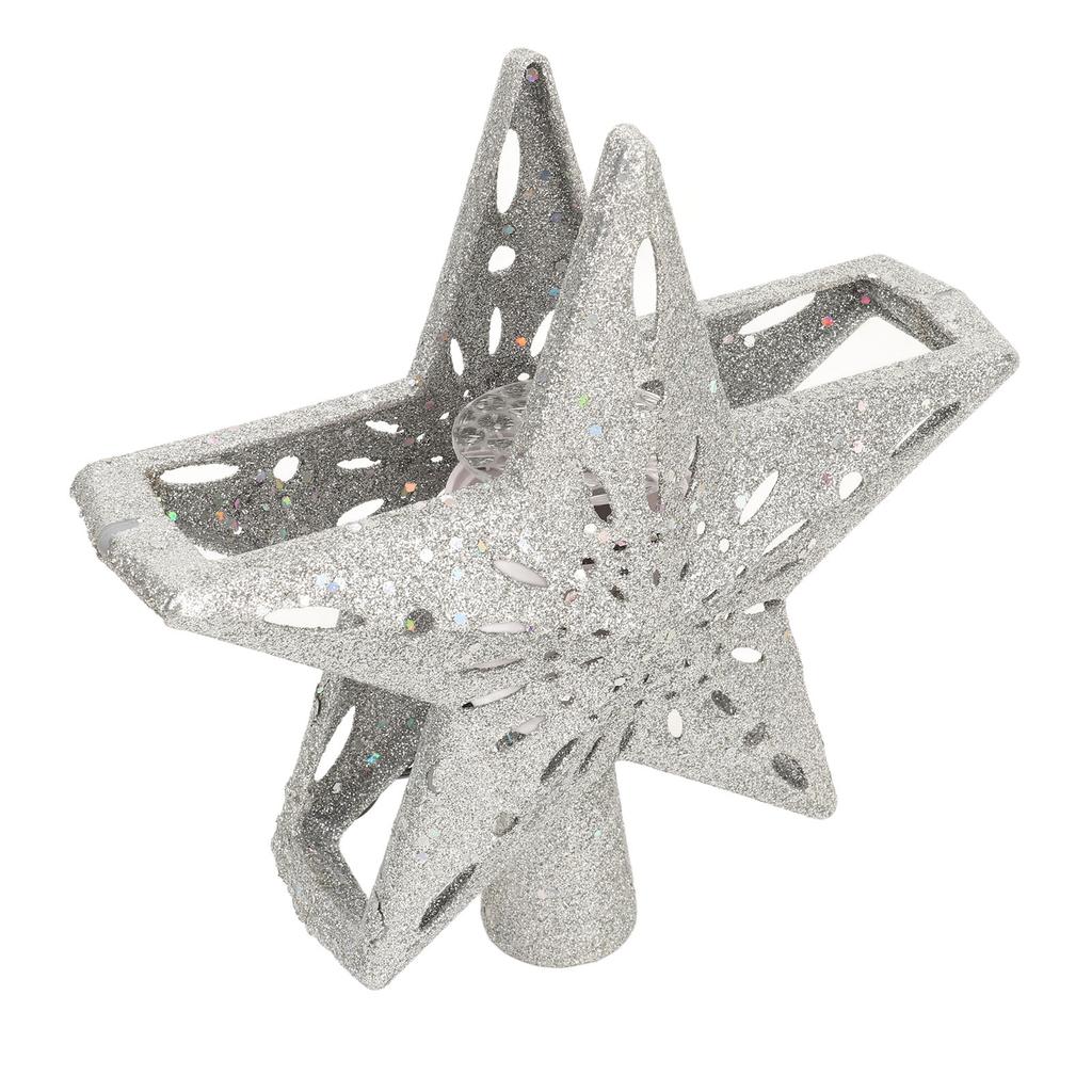 Christmas Tree Topper Lighted with Projector Christmas Star Tree Topper Built in LED Rotating