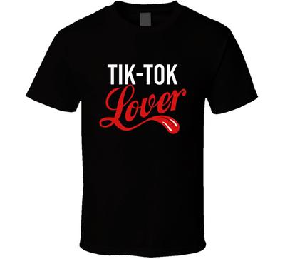 Ich Liebe Tik Tok Tk Geschenk T-Shirt