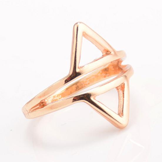 6Pcs Turquoise Arrow Moon Triangle Above Knuckle Ring Mid Finger Tip Stack Rings