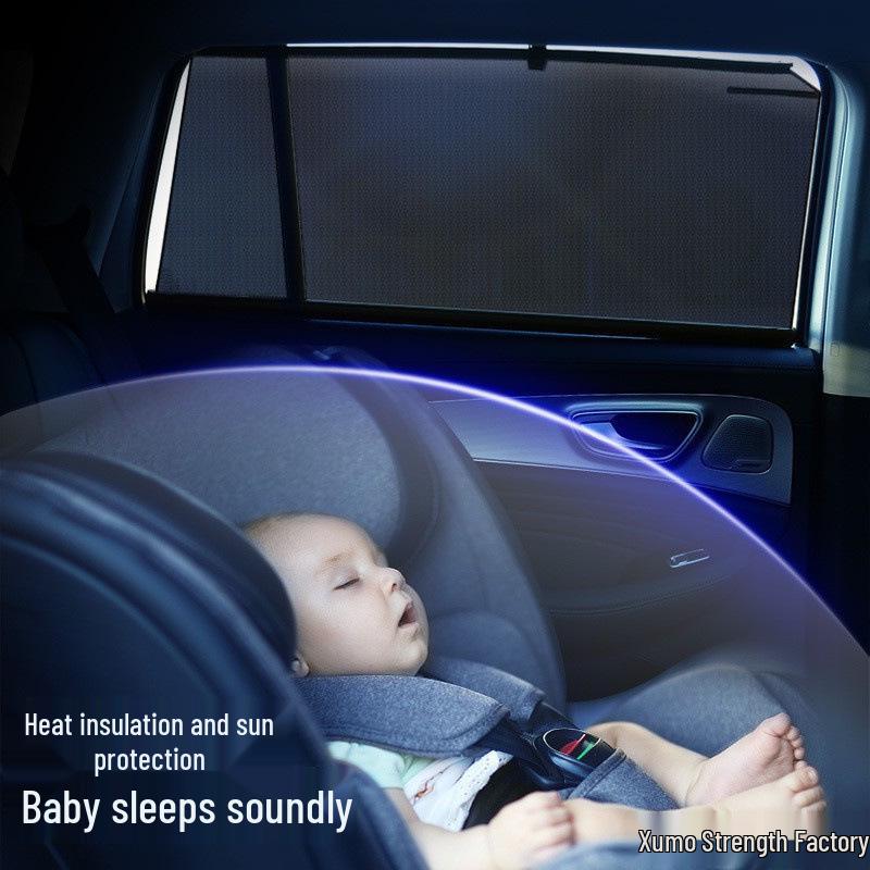 Car Window Sun Shade Curtain: Heat Insulation & Light Blocking