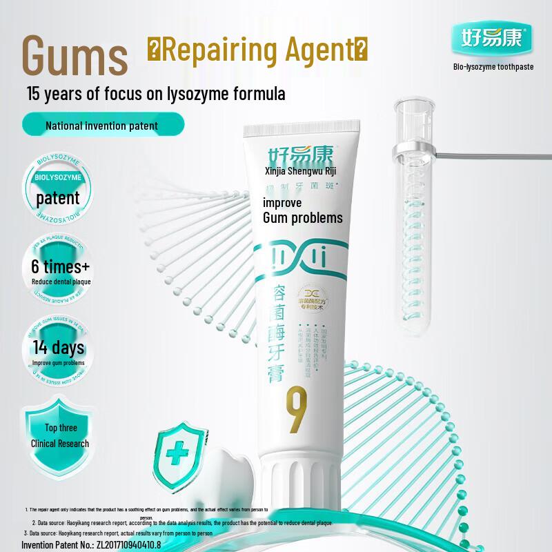 

Зубная паста Haoyikang с лизоцимом для ухода за деснами