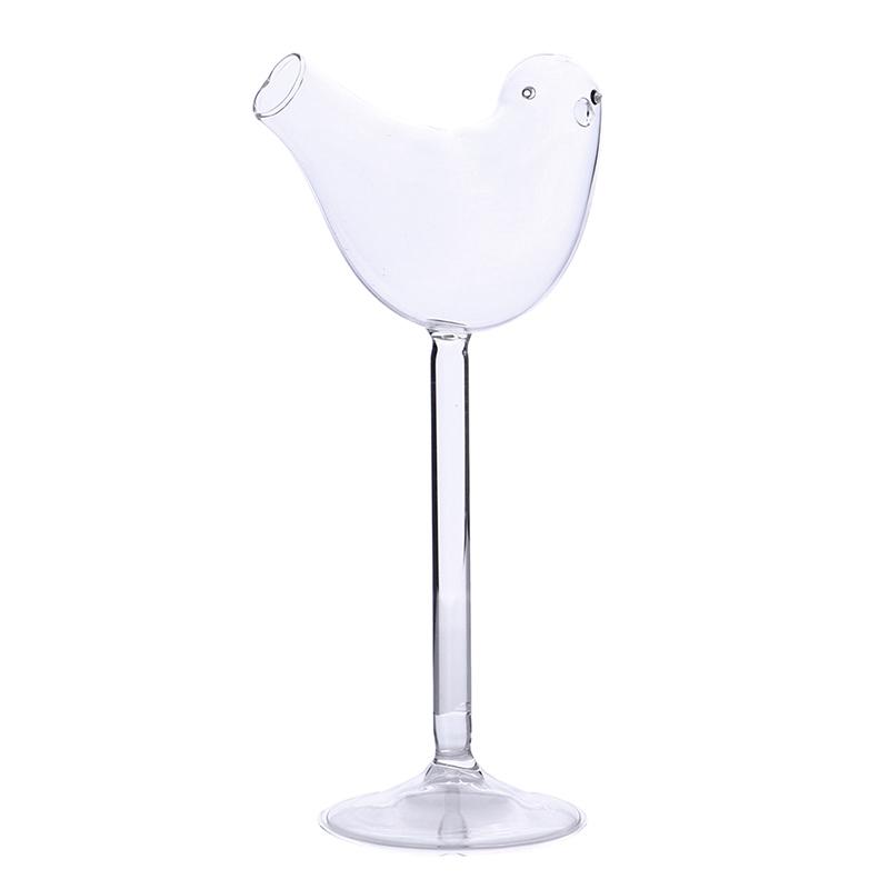 Transparent Bird-Shaped Cocktail Glasseshigh Shed Wine Glass Drinking Cup