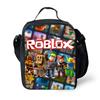 Lunch Bag Rob Lesi Elementary and Secondary School Meal Bag Oxford Cloth Shoulder Bag Anime Cartoon Satchel