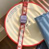 For Apple ApplewatchS10 Watch iwatch98765SE Bear Illustration Leather Strap 20MM
