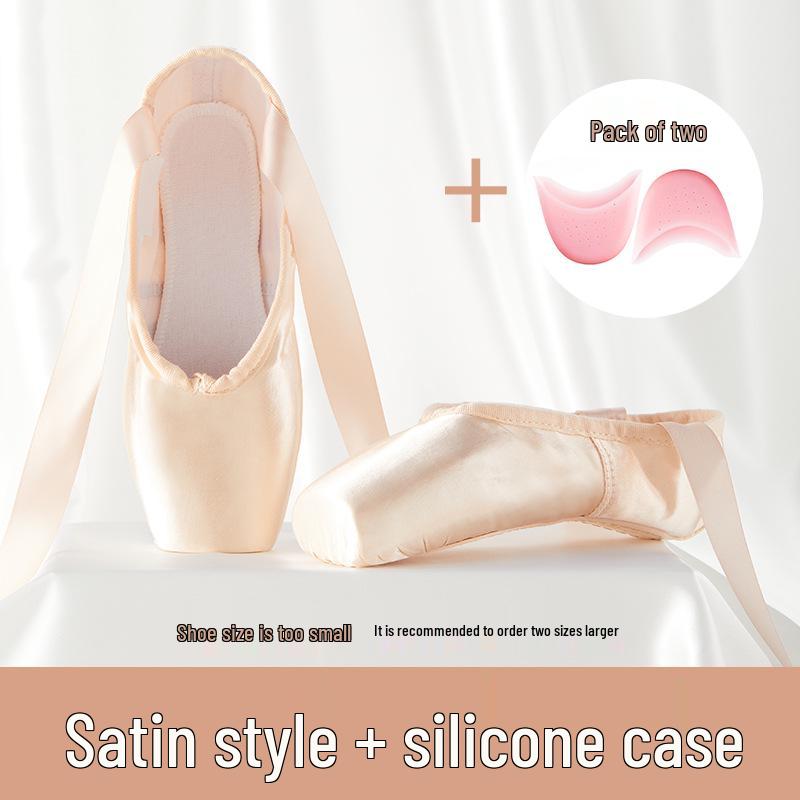 Beginner Youth & Adult Ballet Pointe Dance Shoes for Practice & Performance