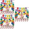 Vibrant Numberblocks Theme Balloon Pull Flag Set For Cheerful Party Decorations And Supplies