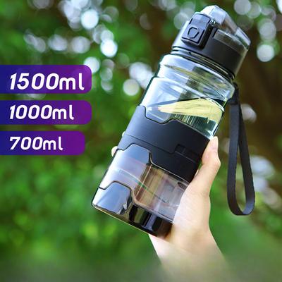 Sports Cup Large Capacity Outdoor Water Bottle Fitness Portable Travel 1Ltritan Plastic Kettle Space Cup