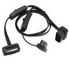 OBD Splitter Cable 16 Pin Flat Noodle High Accuracy 1 In 2 Y Splitter Extend Cable for Elm327
