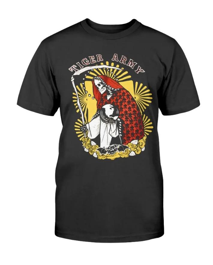 New Tiger Army Band Tour Concert Cotton Black T Shirt All Size For Men UR881 S