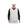 Nike Solid Warm Military Cotton Vest Men Tops Grey White DX0891-012