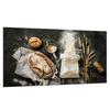 GLASS PROTECTIVE PLATE FOR STOVE 90X52 BREAD