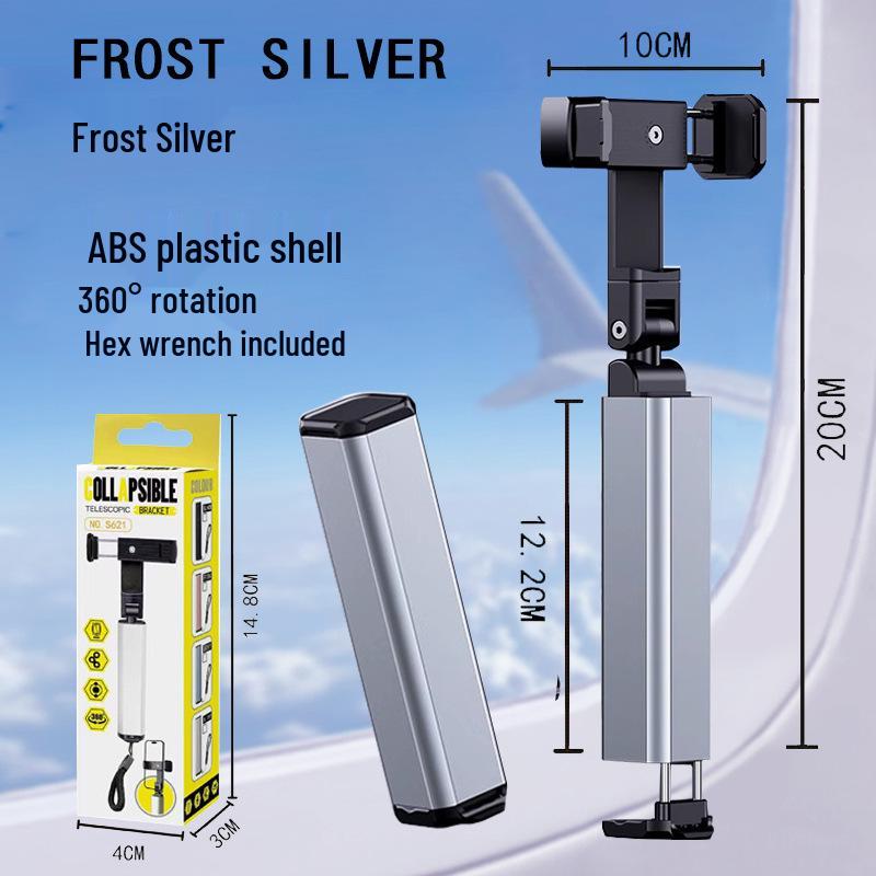 Aluminum Alloy Portable Rotatable Travel Stand for Airplane & Rail