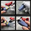 13 Kind Stainless Steel For 1/100 1/144 MG Gundam Detail-up Craft tool Auxiliary Stencil Templates Accessories