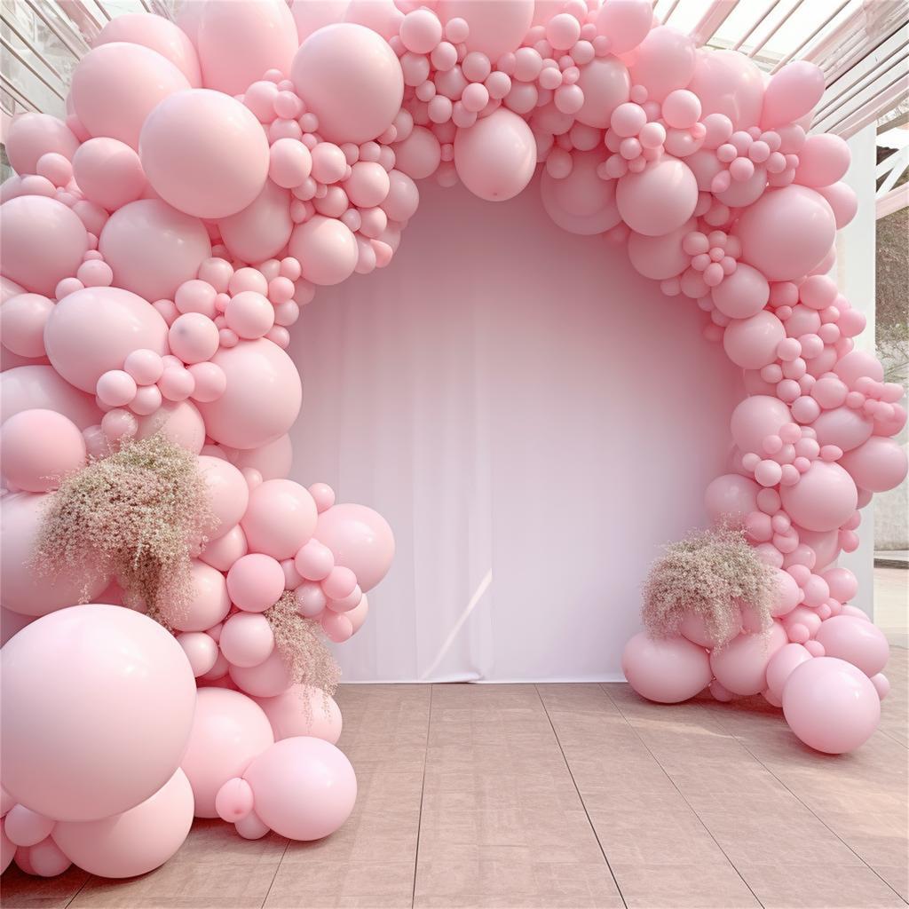 10pcs Set 12inche Pink Latex Latex Party Balloons For Birthday Party Party Balloons Birthday Balloons Latex Balloon