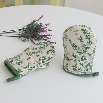 Emerald Garden Kitchen Gloves Oven Gloves