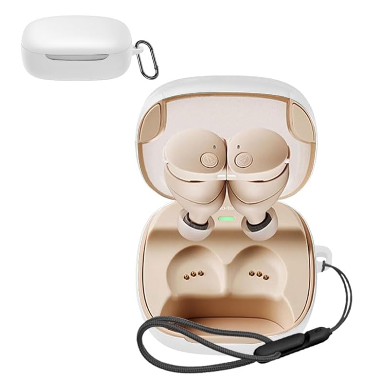 

For audio technica ATH-CKS50TW2 Case [LAZIRO] Soft silica gel sports cool design Can be charged while wearing shock absorption waterproof dustproof