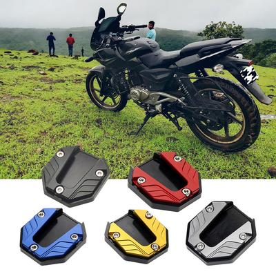 Universal Scooter Anti Skid Motorcycle CNC Kickstand Extension Plate Foot Side Stand Anti-Skid Base Support Enlarger Pad