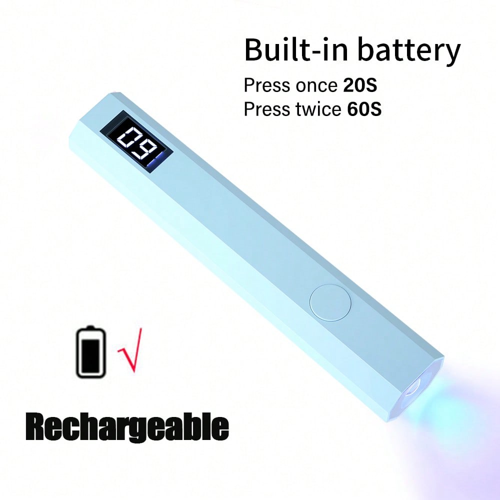 Portable Nail Dryer USB Mini Nail Dryer Lamp, UV LED Nail Lamp, Suitable For Curing All Nail Gels, Applicable For Home Nail Salon