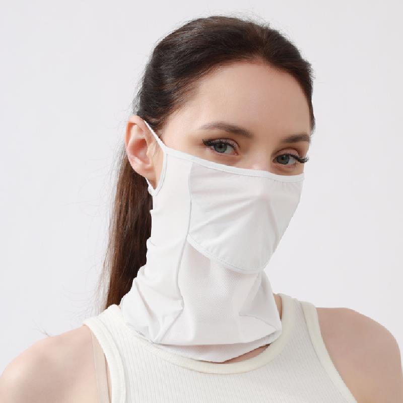 Sun Shading Hiking Scarf Bicycle mask Sun blocking mask Ice Silk Sun Protective Scarf Cycling Face Mask Hiking Scarves