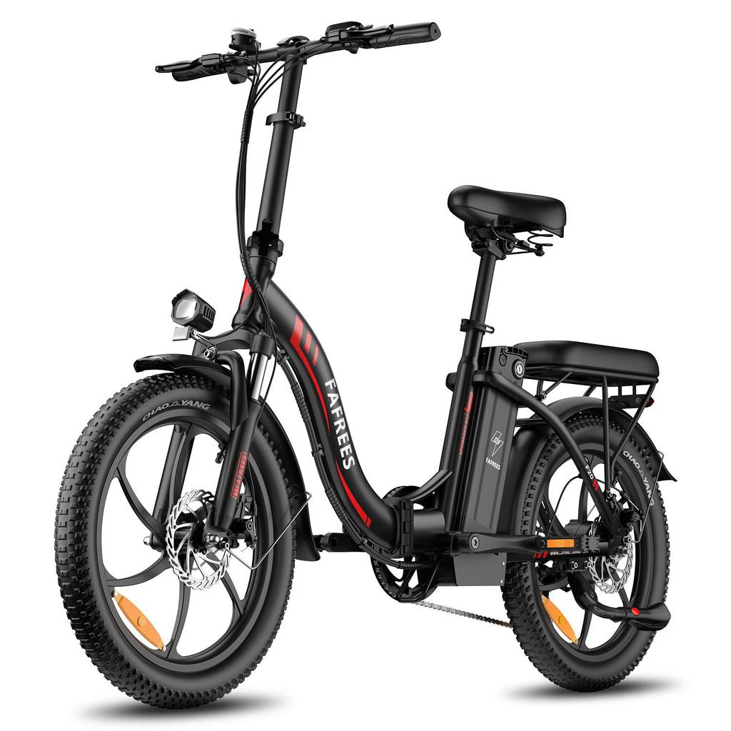 FAFREES F20 Folding Electric Bike, 250W Motor, 36V 18AH Battery