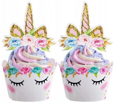 Unicorn Muffin Liners, 6 Pcs.