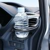 Tsuchiya Yac Vehicle-Specific Product for Toyota 80 Series Noah/Voxy, Air Conditioner Drink Holder Set for Driver and Passenger Seats, Black, SY-NV1