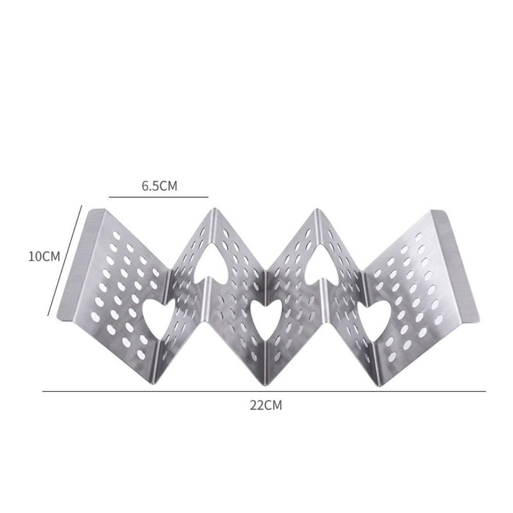 Wave Shaped with Easy-Access Handle Taco Holder Kitchen Tools Tray Plate Taco Shell Stand
