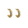 Zirconia Highquality Stunning Earrings With Dazzling Full Diamond Design For Elegant Style Womens