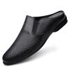 Herren Hollow Out Atmungsaktive Halbslipper Fahrschuhe Herren Casual Pantoletten Mokassins Bequeme Loafer für Herren Halbschuhe