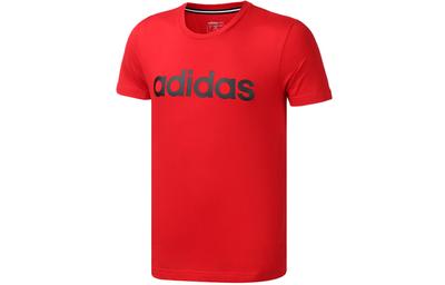 Neo T Shirts Men's Red Crew Neck Moderate Straight Fit FP7388