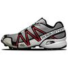 Speedcross 3 Adv Breathable Comfortable Mesh Slip-Resistant Durable Low-Top Running Shoes Unisex Running Shoes Alloy-Gray 412525