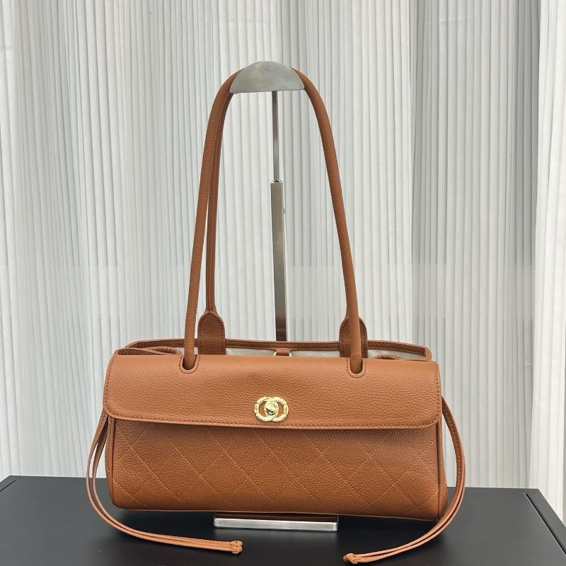 Nuova borsa a baguette in pelle bovina primo strato più venduta borsa a tracolla con manico lungo borsa tote in pelle a rombi