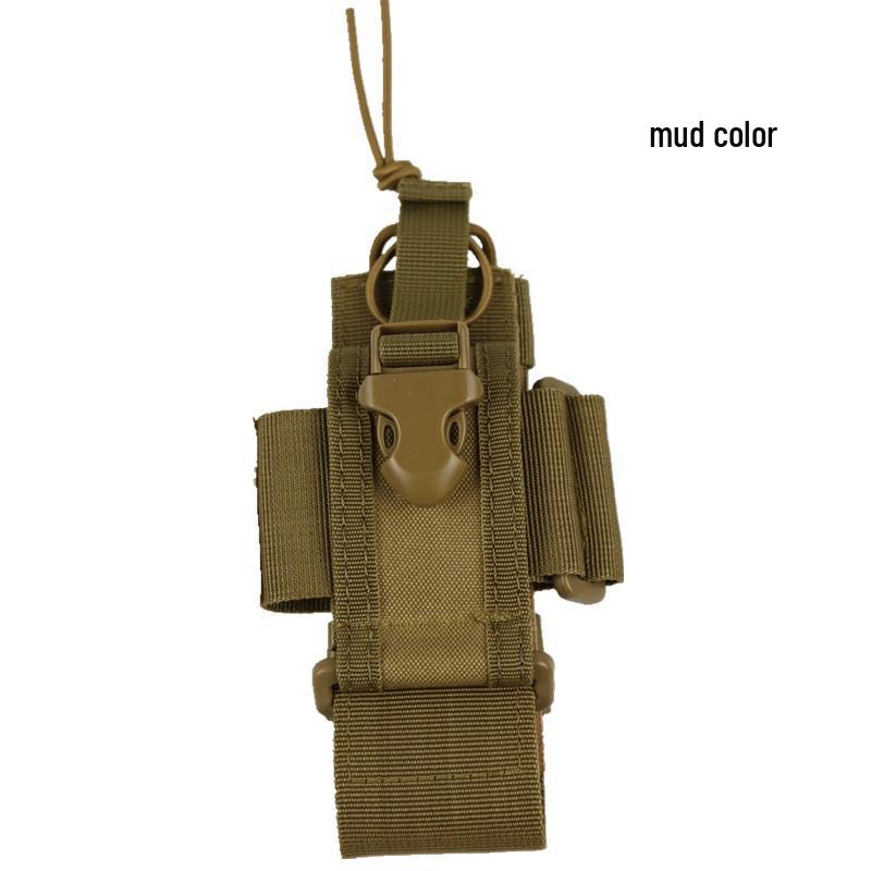 Tactical MOLLE Walkie-Talkie, Flashlight, and Baton Holster