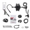 Electric Bicycle Conversion Kit 48V 500W Rear Wheel Hub Motor Set with KT‑900S Display Meter for 12G Wheel