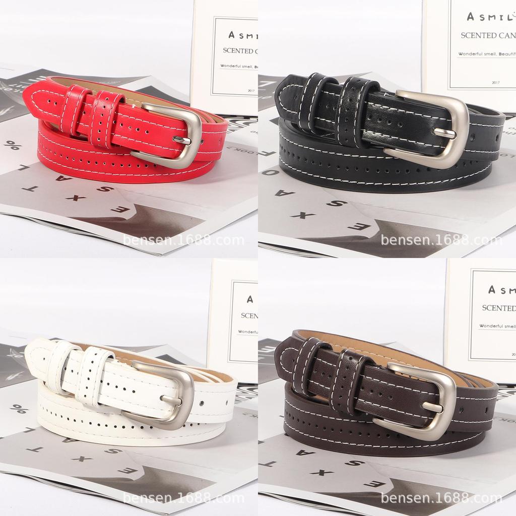 Trendy Women's Adjustable Pu Leather Belt In Multiple Colors For Fashionable Outfits
