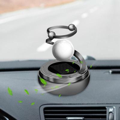 Solární osvěžovač vzduchu do auta Design hvězdné koule Aromaterapeutické ozdoby do auta 360° nastavitelný difuzér aromaterapie do auta