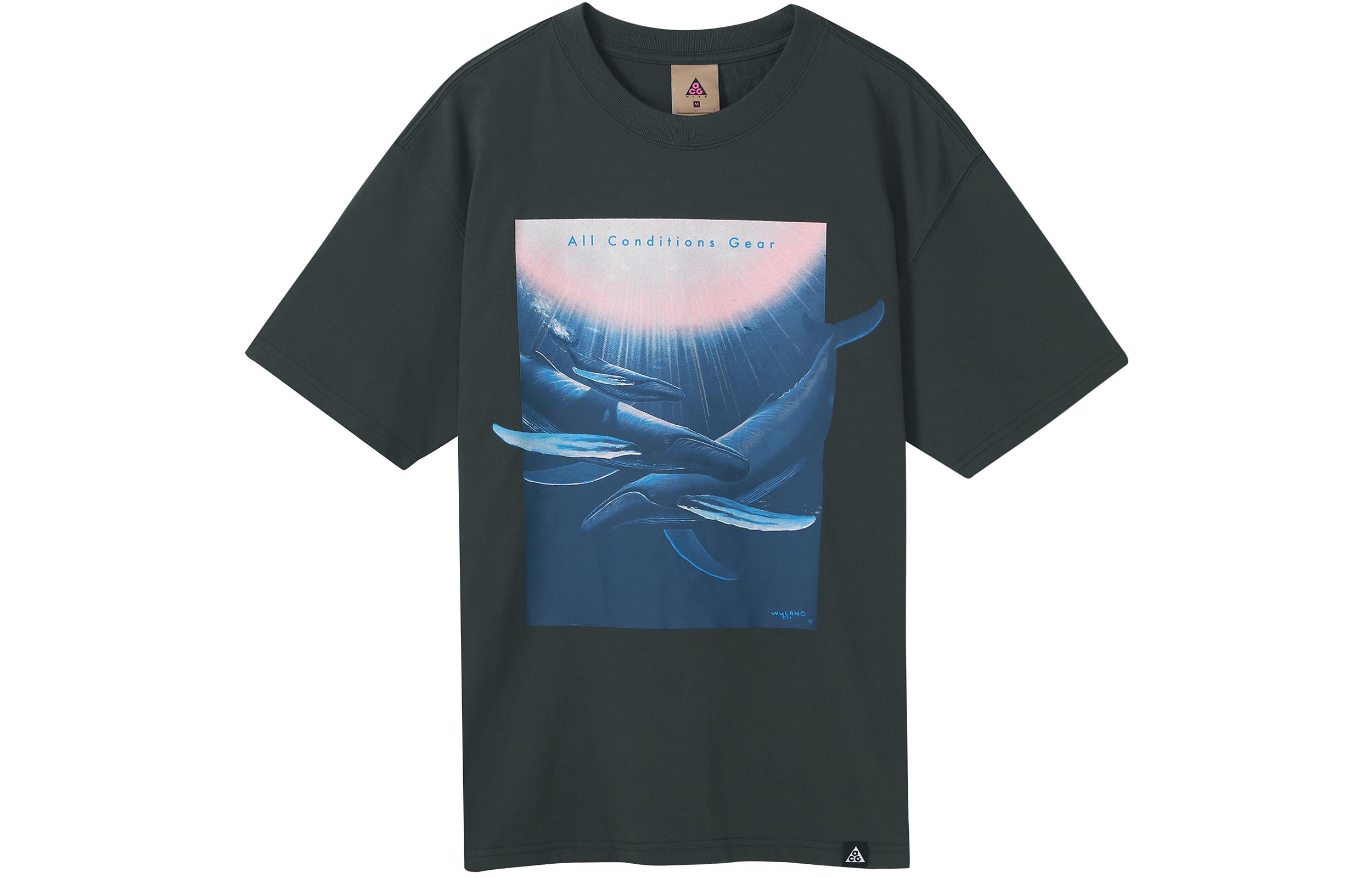 Nike ACG T-Shirt Men s Black Gray Color DC5359-070 M