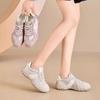 Leather women's spring, summer and autumn new fashion thick-soled heightening casual breathable little white shoes
