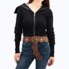 Exaggerated Cowboy Hollow Belt Y2K Wide Disc Belt Y2K Hollow Disc Belt Disc Belt  for Women