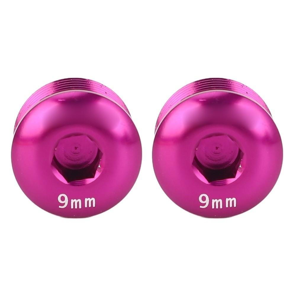 2PCS Aluminum Alloy Cycle Pedal Dust Cover M14 Thread Bike Pedal Screw Cover Bike Pedal Protection