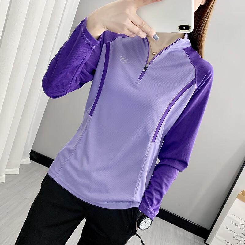 JOHLIN DREAM Women's Quick-Dry Long-Sleeve Hiking T-Shirt