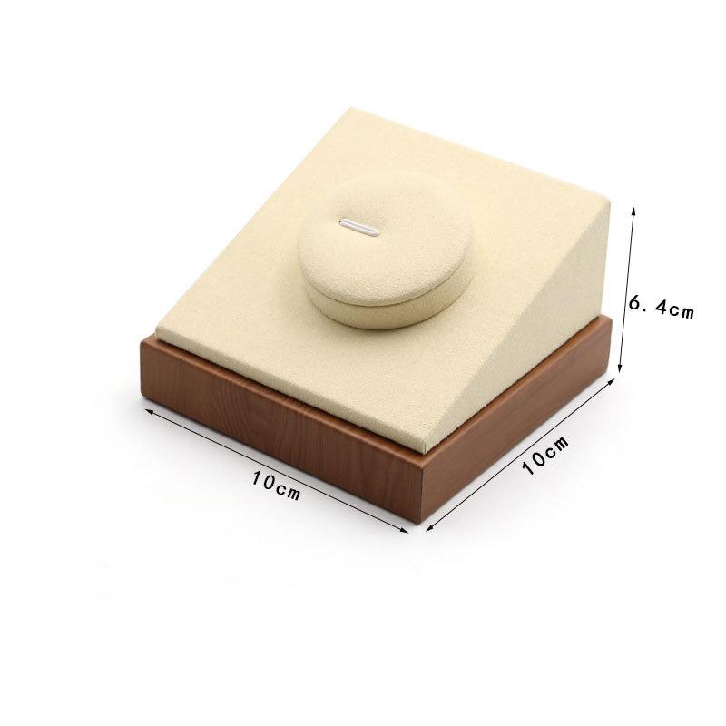 

Bracelet Display Stand Microfiber Bangle Rack Bracelet Holder Stable Bangle Holder For Shopping Mall Photo Display Store бежевый