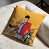 Popular LLupin the Thirding Cushion Cover Soft Decorative Pillow Case Suitable for Bedroom Sofa Car Travel Use