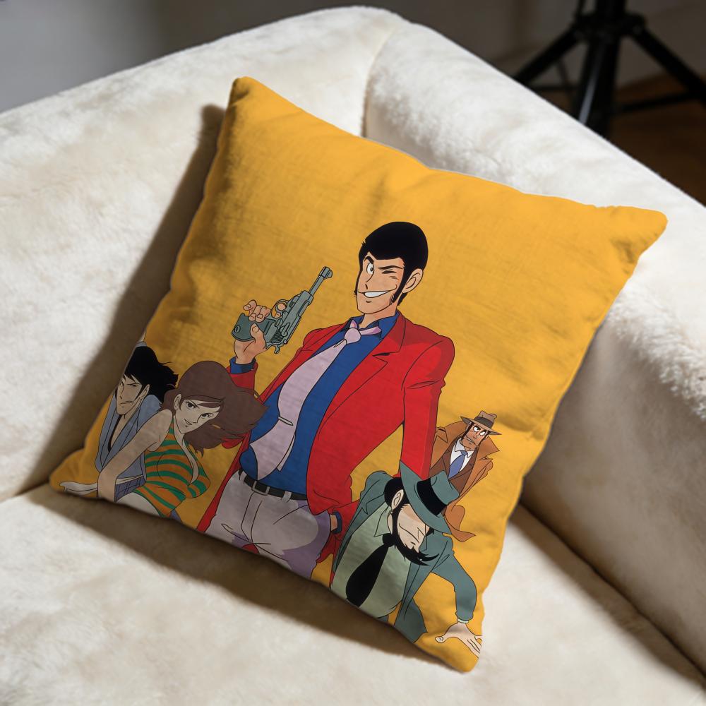 Popular LLupin the Thirding Cushion Cover Soft Decorative Pillow Case Suitable for Bedroom Sofa Car Travel Use