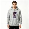 Anime Butterfly Girl Print Men Pullover Hoodie Casual Soft Long Sleeve Sweatshirt for Daily Wear