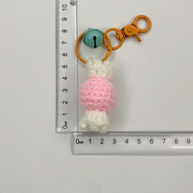 Handmade Halloween Pumpkin Crochet Keychains & Ornaments