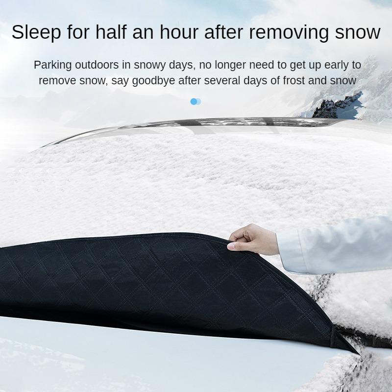 Leiboo Sunshade Cover Car Windshield Snow Sun Shade Waterproof Protector Automobile Magnetic Cover Car Front Windscreen Cover
