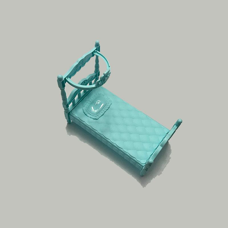 Simulation Small Furniture Children Play House Toys Miniature Bathroom Outdoor Dining Room Bedroom Scene Mini Furniture