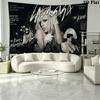 Gaga Wall Tapestry Aesthetic Wall Hanging Printed Fabric Blanket Decorative Tapestries for Bedroom Living Room Home Decor