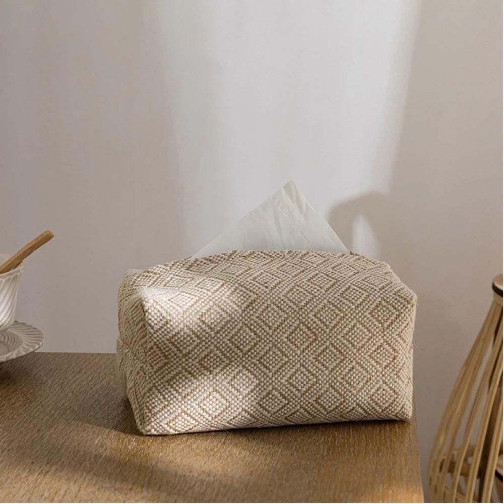 Japanese-Style Napkin Holder Rectangular Tissue Boxes Simple Napkin Storage Box  Room